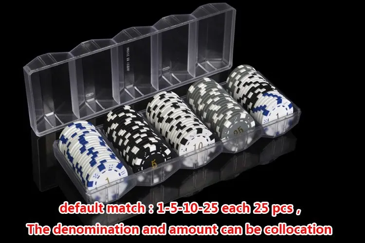 100 шт.-1000 шт./компл. 12 деноминаций 11,5 г/шт. ABS позолота покерные фишки монеты техасский холдем покер игры Фиш покер набор монет