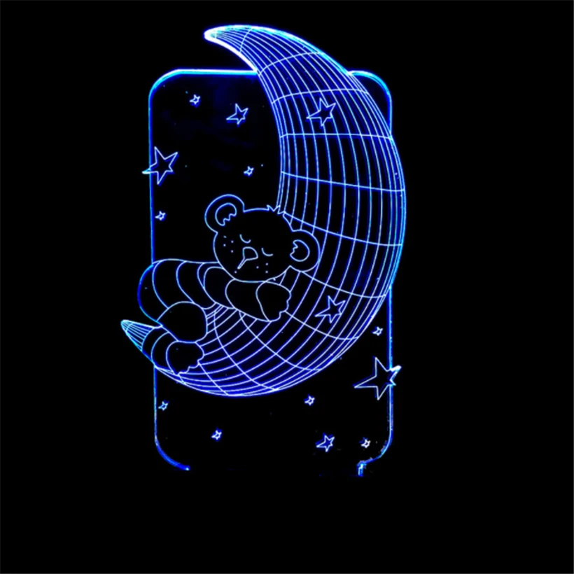 bear 3D night light (7)