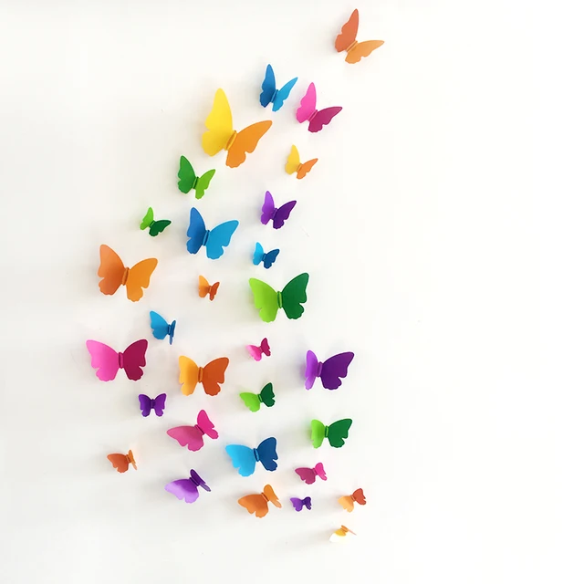 3D Butterfly Wall Sticker Set 3