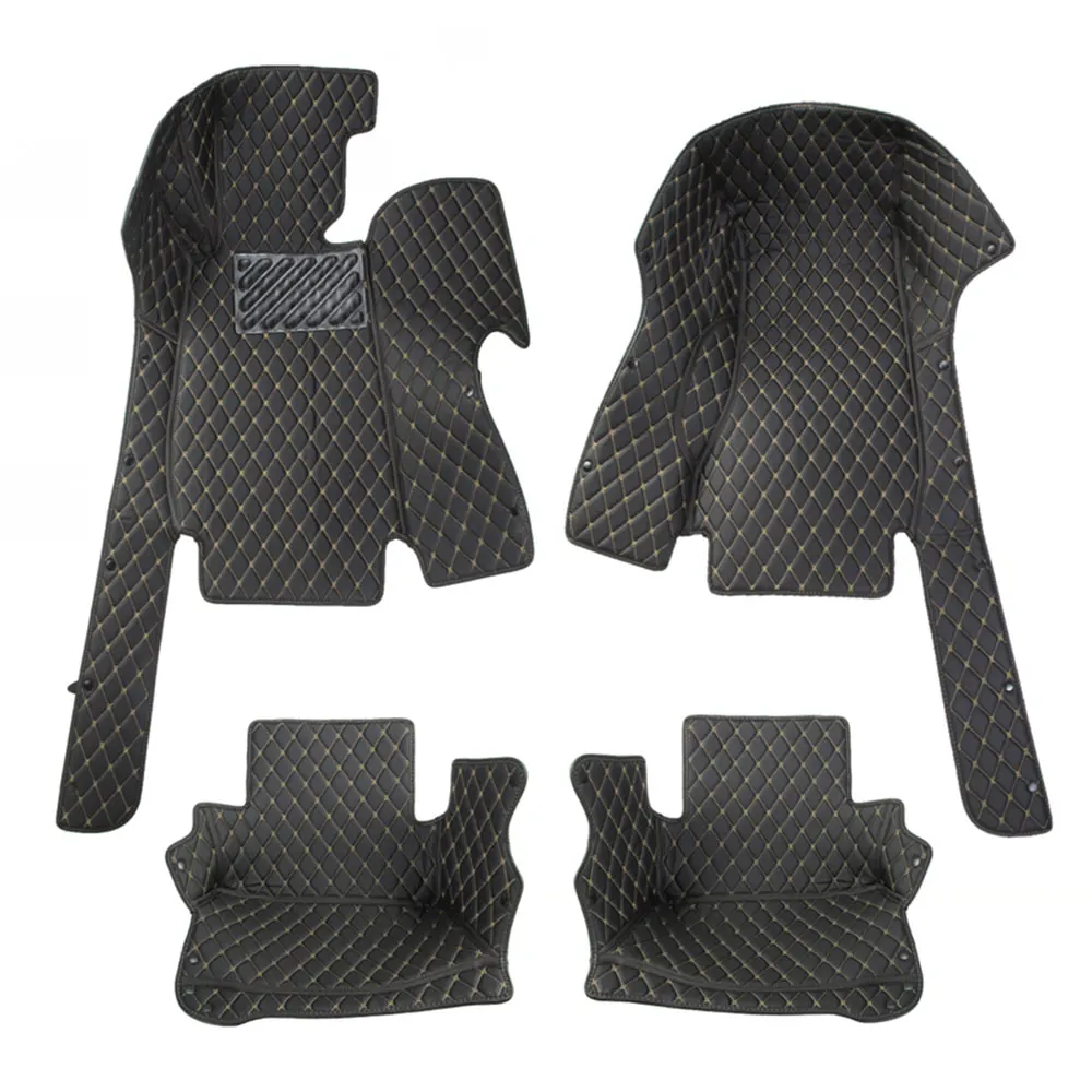 Fit For Chevrolet Camaro 2017+ PU Leather Car Floor Foot Mats Pads