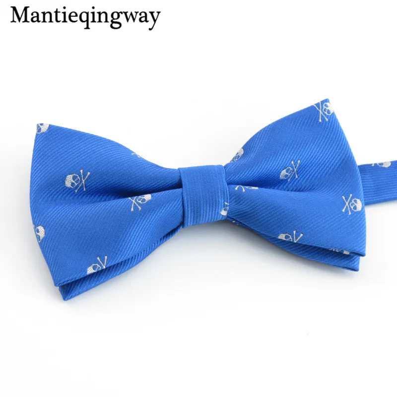 Mantieqingway модный бренд полиэстер мужской s сам модный галстук-бабочка галстук с черепом галстук-бабочка формальный бизнес Свадебный галстук-бабочка для мужчин