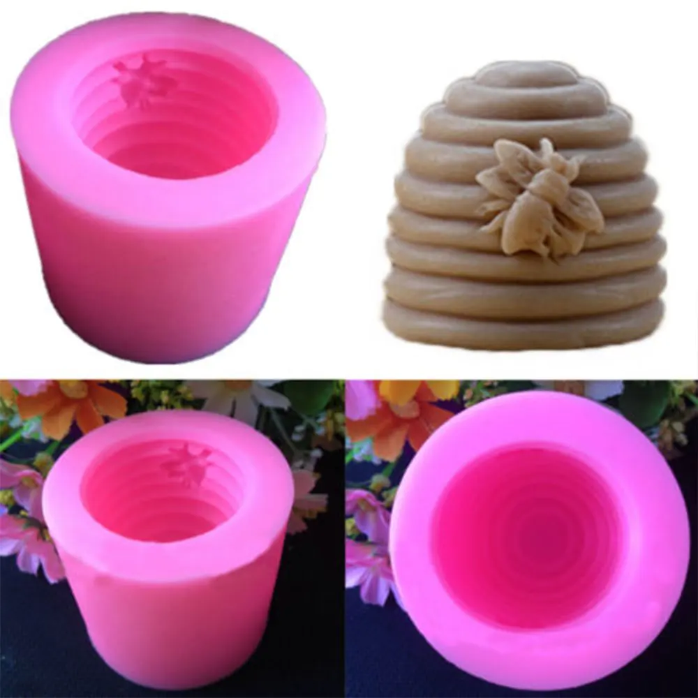 

Silicone Screw Tools DIY Prop Soap Mould Candle Mold Craft Handmade Creative Home & Garden Molds Bee Hive 3D