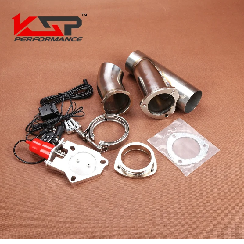 Kingsun 2.5" 63MM Stainless Exhaust Control Cutout Cut Out Dump Valve