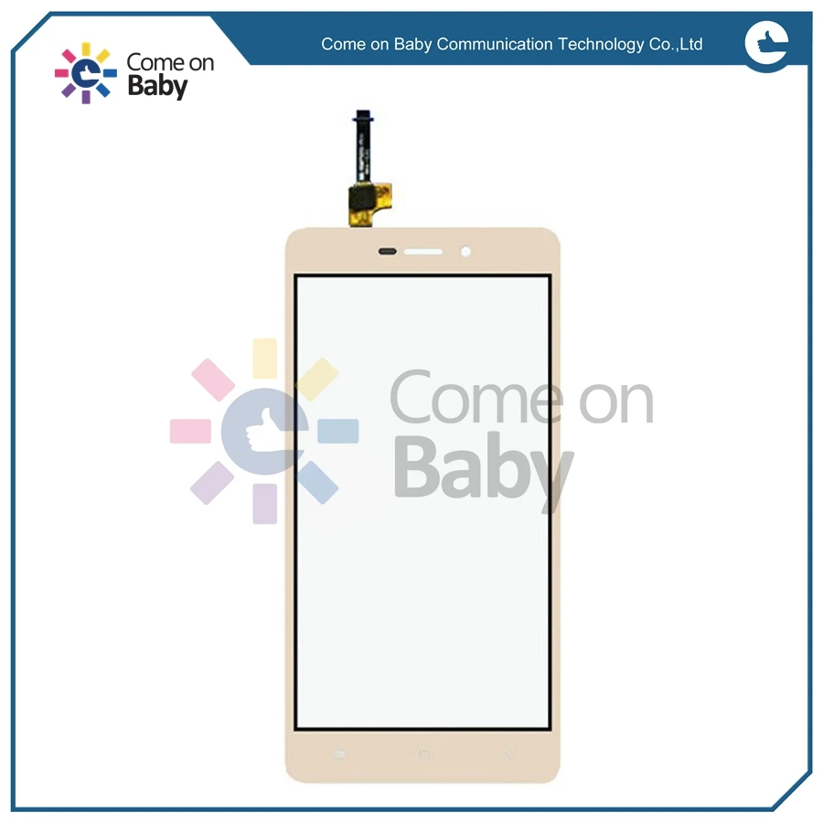XIAOMI0008 Black White Gold TP for Xiaomi Redmi 3 Redmi3 Touch Screen Digitizer Glass Sensor Panel No LCD Replacement (3)