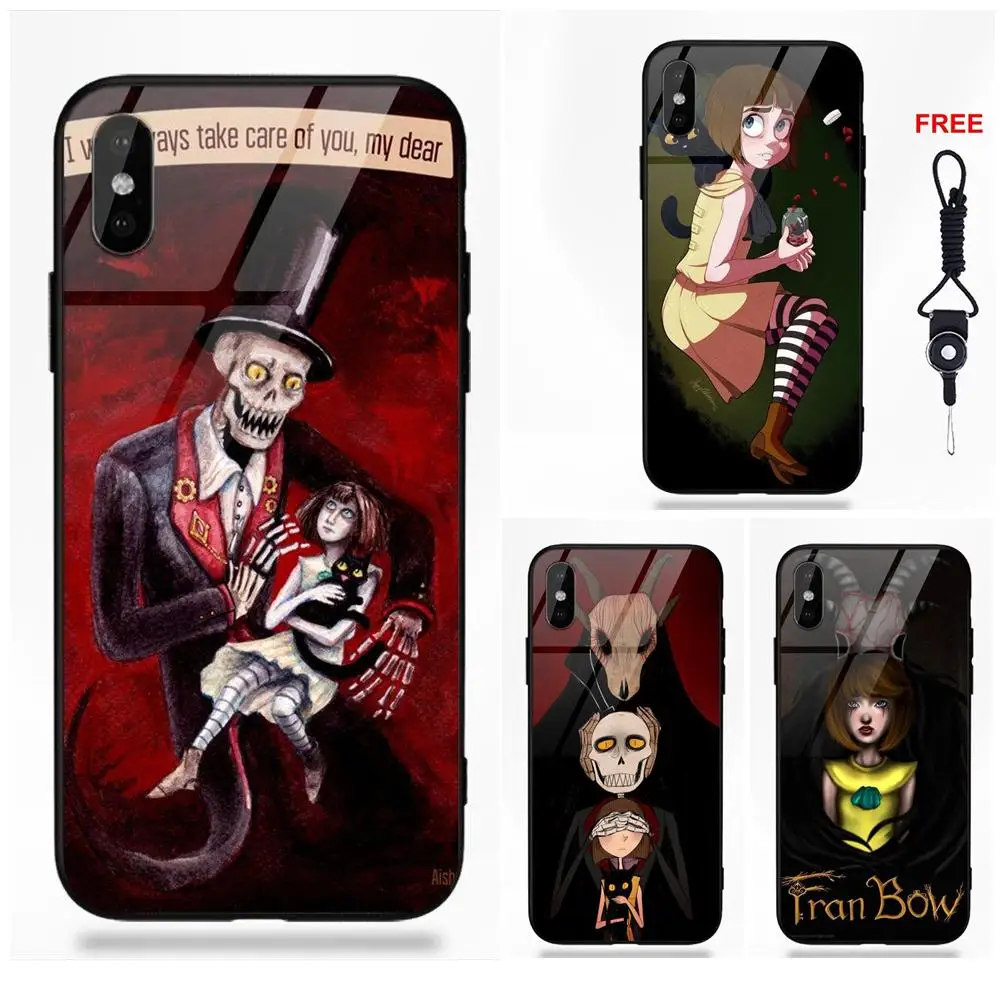 

Fashion Game Fran Bow Horror Girl For Galaxy S8 S9 Plus For Huawei Honor 7X P20 Lite Mate 10 Pro Redmi 5 Note 5A 6 Glass Case