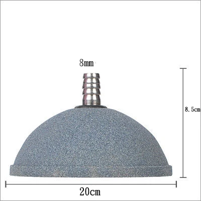 Аквариумный пруд Гидропоника насоса Диффузор Аквариум керамический пузырьковый воздушный Камень аэратор спеченный воздушный камень - Цвет: 20cm