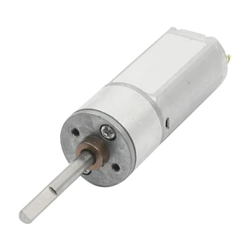 

DC 9V 600rpm High Torque Rotary Speed Reduce Electric Geared Box Motor Gray+Silver