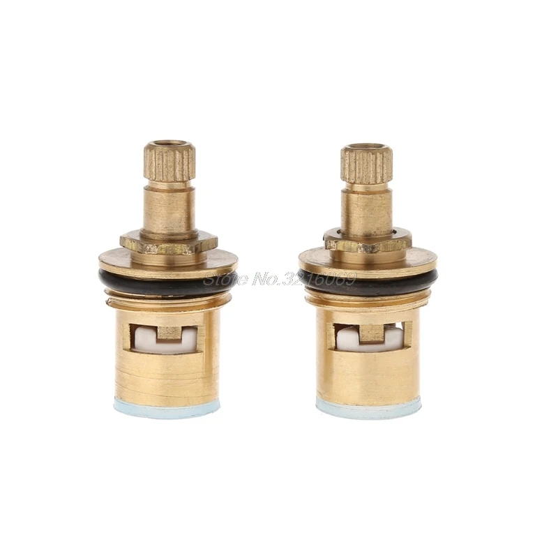 

2pcs Standard 1/2 Ceramic Faucet Cartridge Water Mixer Tap Inner Faucet Disc Valve Quarter Turn Cartridges Oct29 Drop Ship