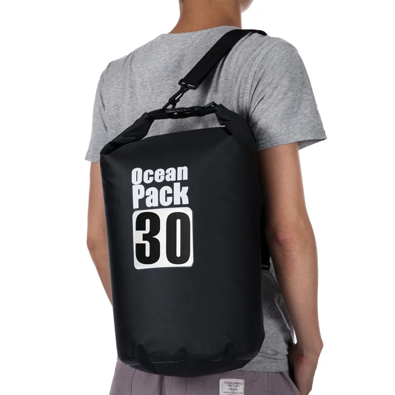 Наружная водостойкая сухая сумка 20L/30L/40L портативный бочонок-Shaped Ocean Pack прочный и легкий для плавающей, дайвинга кемпинга