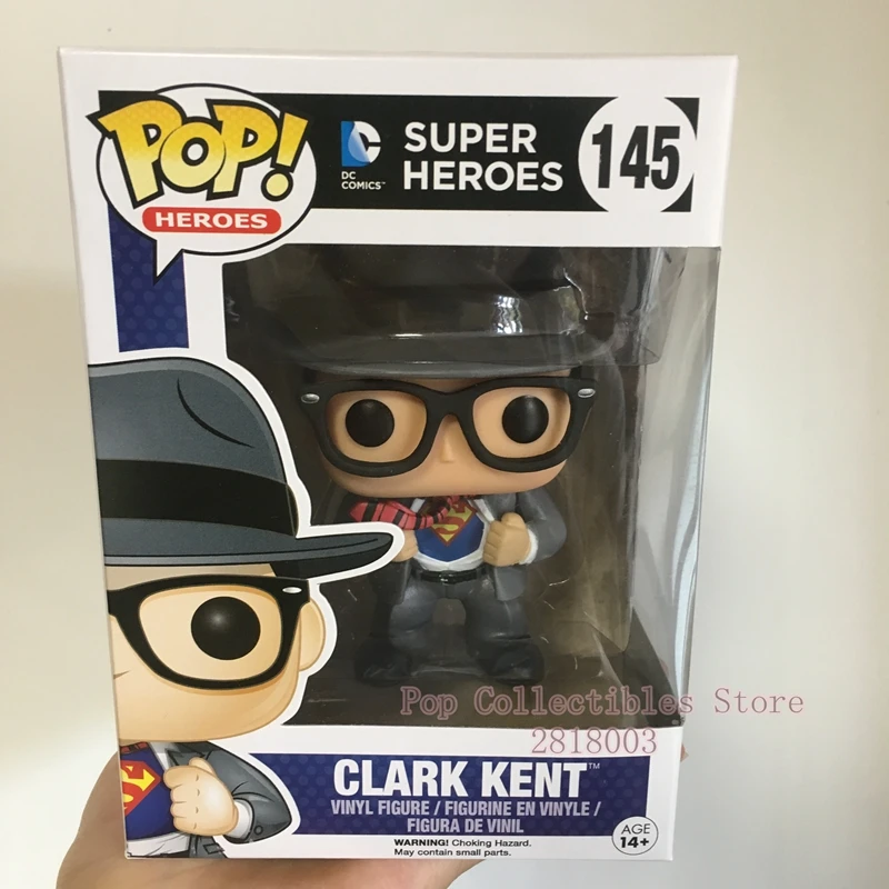 Original Funko pop DC Universe Super Heros Clark Kent Vinyl Figure ...