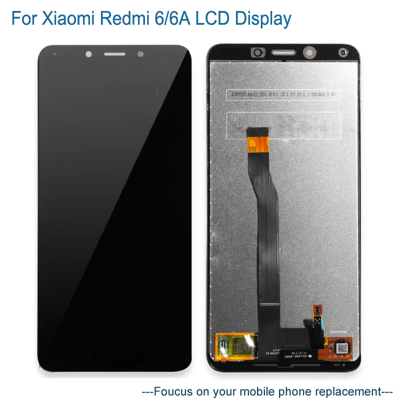 

LCD Display For Xiaomi Redmi 6 6a + TouchScreen Digitizer Assembly Replacement LCD Screen For Xiaomi Redmi 6 6a Mobile Phone