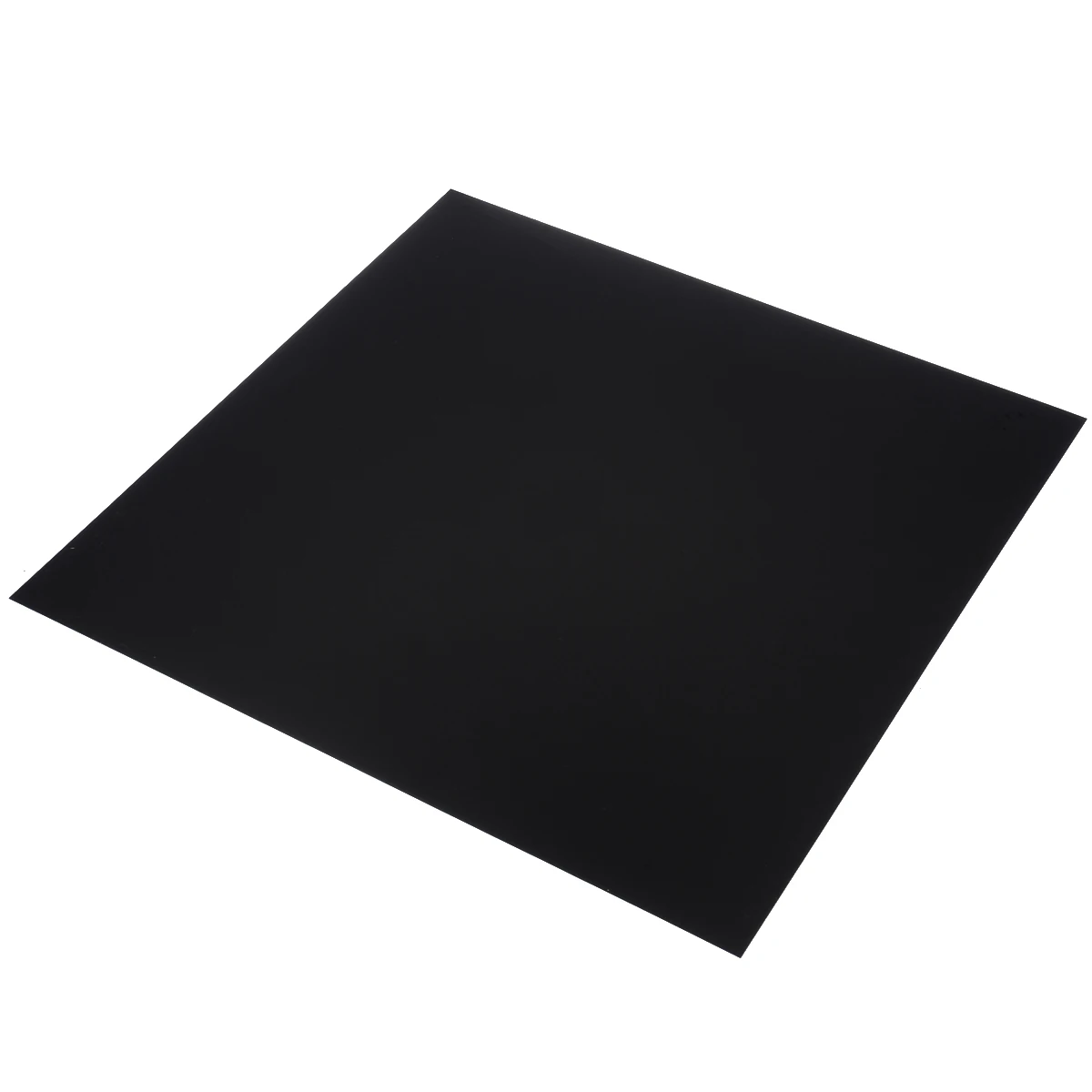 New Industry ABS Plastic Sheet 300*300*0.5mm Black DIY Plastic Flat Board Flexible Smooth Back Sheet for Car Styling Audio