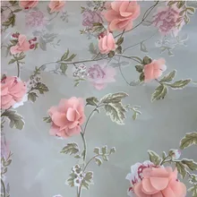 Apparel Sewing Organza Fabric for Dress,African Chiffon Flower Curtain Fabrics,Lace Embroidered Diy Butterfly Cloth,Width 130cm