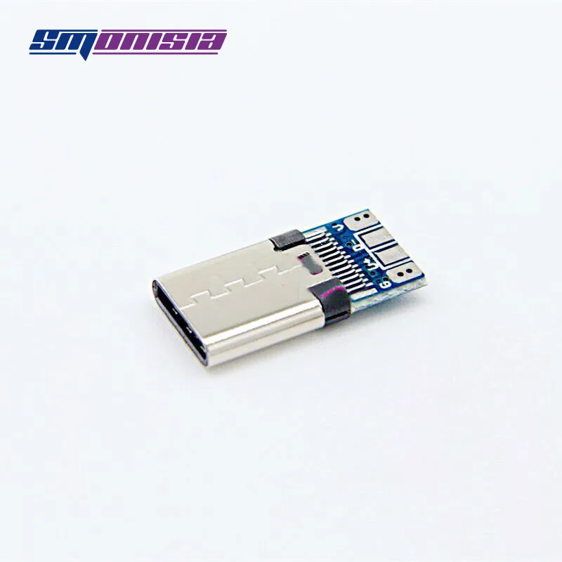 

20pcs Type-C Male Jack USB 3.1 Socket Connector Plug with PCB Board
