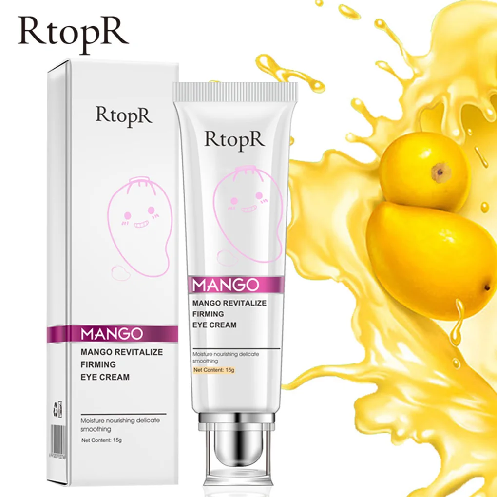 

RtopR Mango Revitalize Firming Eye Cream Plant Extract Moisturizing Nourishing Delicate Smoothing Skin Care