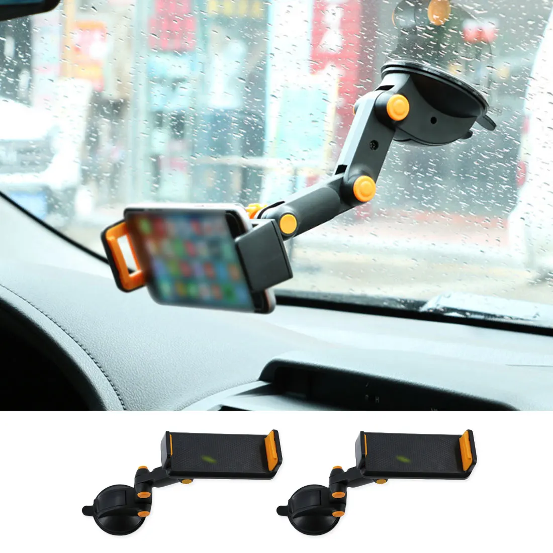 Планшет Автомобильный держатель Подставка для Ipad 2/3/4 Air Pro Mini 7-11 'Универсальный 360 Вращение кронштейн задняя чехлы для сидений автомобиля из ткани, крепление ручного сундука для ПК