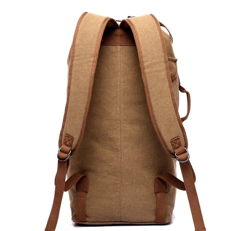 Мужские хлопковые холщовые большие дорожные сумки Duffel на плечо ведро заказ