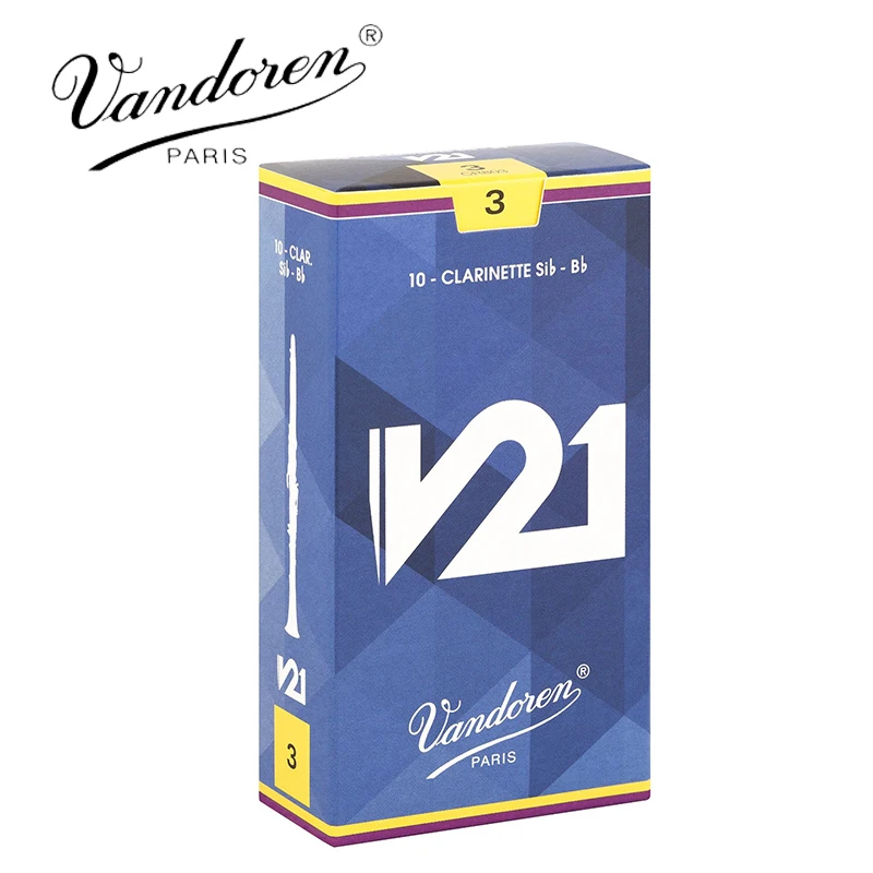 Франция Vandoren V12 Bb трости для кларнета/кларнета СИБ-Bb сила тростника 2,5#, 3#, 3,5#3,5+# коробка 10 [с подарком]