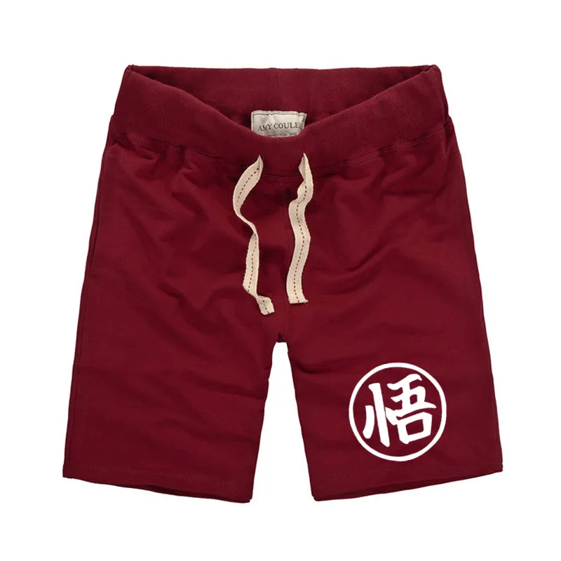 Забавные мужские шорты, аниме, драконий жемчуг, мужские шорты, Гоку сон, косплей, Супер Саян, высокое качество, хлопок, брендовая одежда, мужские повседневные шорты