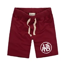 Забавные мужские шорты, аниме, драконий жемчуг, мужские шорты, Гоку сон, косплей, Супер Саян, высокое качество, хлопок, брендовая одежда, мужские повседневные шорты