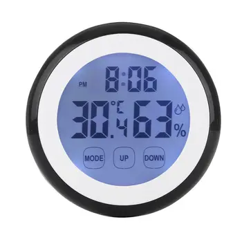 

Wall Digital Temperature Humidity High quality ABS+Back magnet Clocks Backlight +/-1C Accuracy
