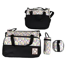 Set 5 kits Mom bag for Baby Bottle Maternal Pocket Bag /Handbag for baby carriage trolley feeding bottle food mattress honeyco