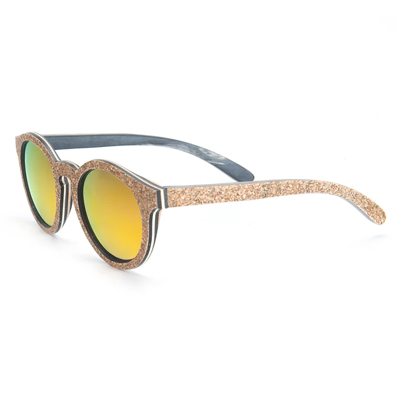 BOBO BIRD Retro All Wood Layered Sunglasses