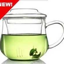 300 мл стеклянная чайная чашка с фильтром внутри, цветок Цветущая свободная чайная кружка с крышкой чашка, ручной работы милые кофейные чашки