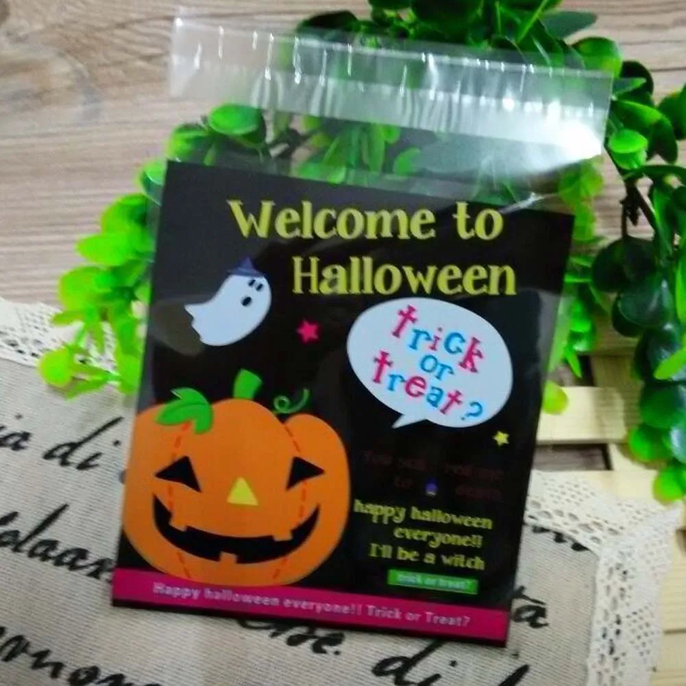 

Popular Hot Luxury Fashion 100pcs Halloween Candy Bag Trendy Pretty Newest Accessories Personality Design Latest