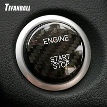 Carbon Fiber Car Engine Start Stop Button Cap Trim Cover For Mercedes Benz C Class W205 AMG GLC GLA GLS GLE CLA X253 accessories Carbon Fiber Car Engine Start Stop Button Cap Trim Cover For Mercedes Benz C Class W205 AMG GLC GLA GLS GLE CLA X253 accessories