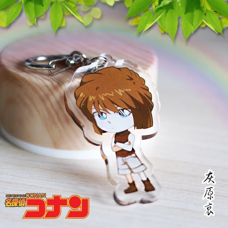 Акриловый чехол для ключей Detective Conan закрытый Shinichi Kudo Mori подвески косплея|Брелоки|