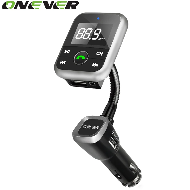 Onever Car FM Bluetooth Transmitter MP3 Audio Player Wireless FM