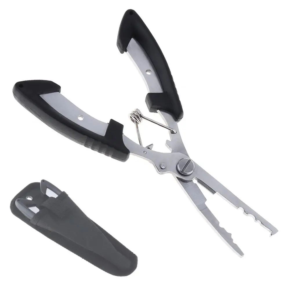 

Multifunction Stainless Steel Fishing Pliers Scissors Line Cutter Remove Hook Fishing Tackle Tool