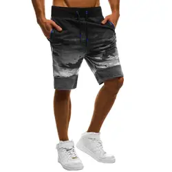 Летние пляжные шорты мужские фитнес камуфляж лоскутное мужские шорты для купания Surf спортивный Быстросохнущий свободные шорты Купальники