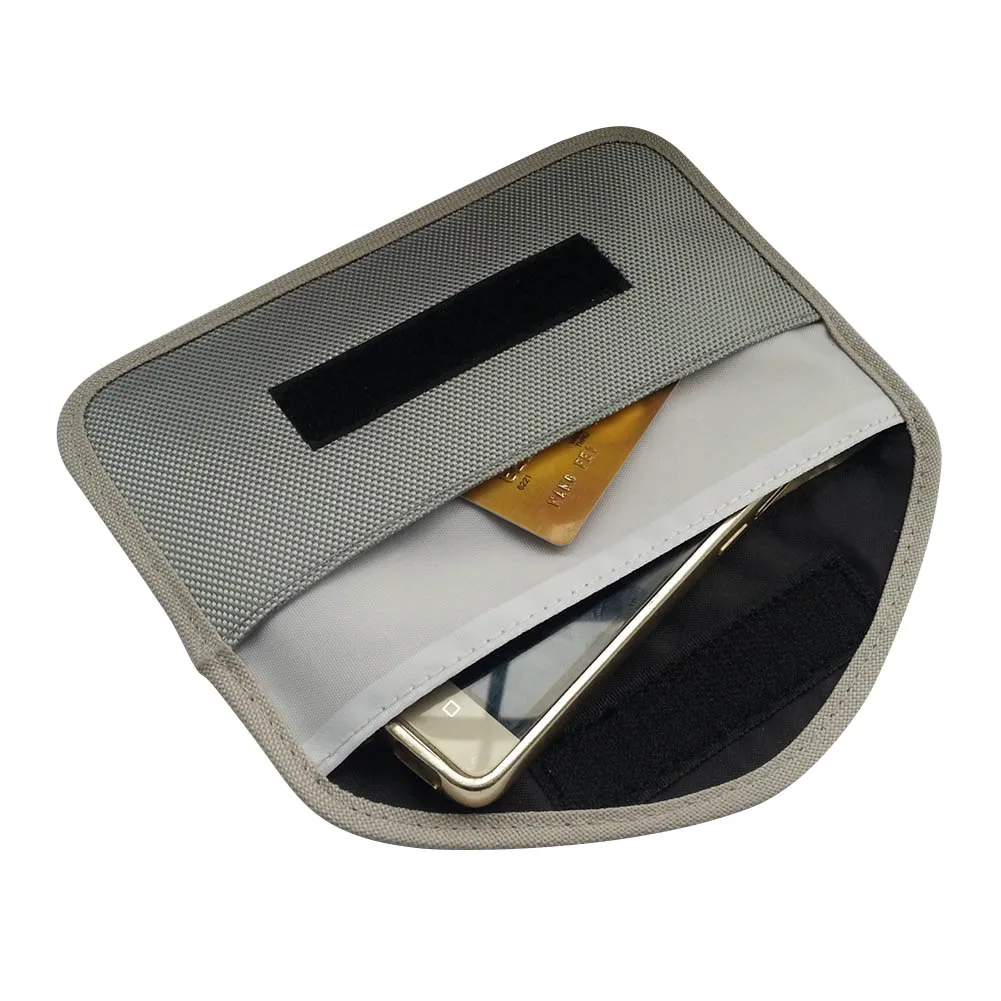 RFID Signal Blocking Bag Anti Radiation Double Layer Shielding Case For