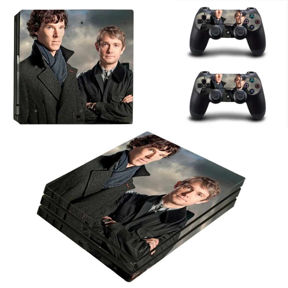 

Sherlock Holmes Film Cover Skin Sticker For Playstation 4 PS4 PRO Console & Controller PS4 Pro Skin Sticker Decal Vinyl
