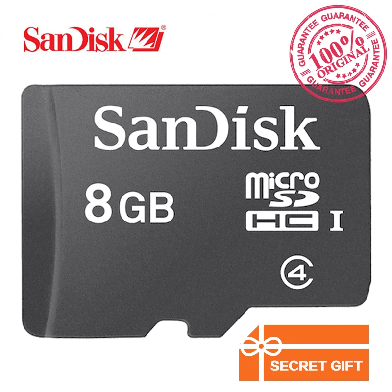 100% Original Genuine SanDisk SD Card 32GB 8GB microsd Class4 memory cards TF card cartao memoria - AliExpress