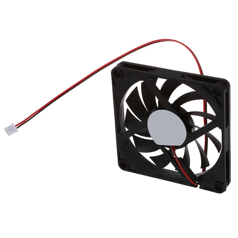 

Mini 80mm 2 Pin Connector Cooling Fan DC 12V Computer Case CPU Cooler Radiator