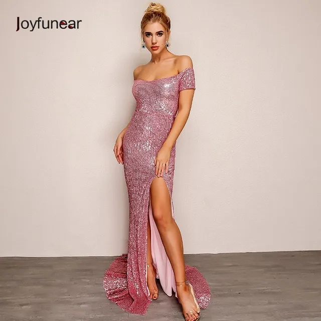 Pink Sequin Dress