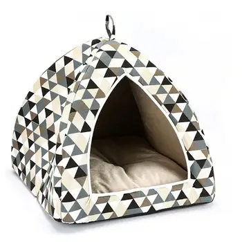 

Dog Cat House For Small Medium Dogs Cats Have Rest Soft Breathable Pet Bed House Kennel Dog Cat Winter Warm House Bed PY0149
