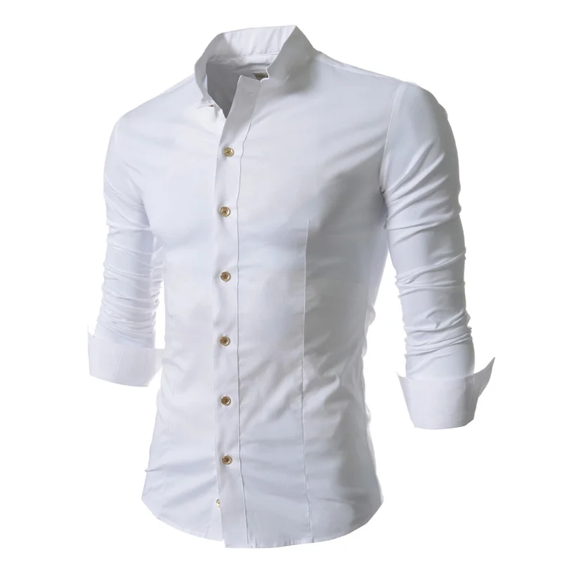 Хит, модная мужская однобортная рубашка с длинным рукавом, camisa social masculina chemise homme, вечерние рубашки, мужская рубашка