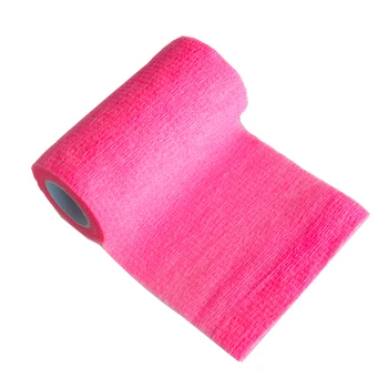 

12Pcs/Lot 7.5cm x 4.5m Self Adhesive elastic Cohesive Fluorecent Nonwoven Bandage wrap tape sports protection