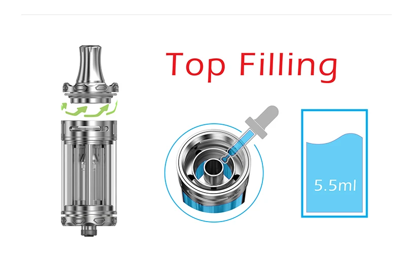 75w warlock atomizer e cigarette detail