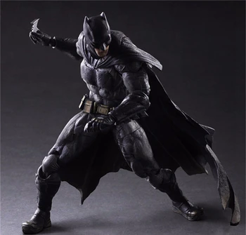 

Play Arts Kai Batman Action FiguresDawn of Justice PVC Toys 27CM Anime Movie Model Heavily armored Bat Man Playarts Kai
