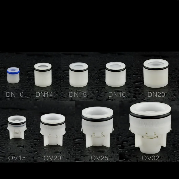 

1Pcs Check valve plastic backflow core DN10,14,15,16,20,OV15,20,25,32mm prevents backflow Water meter fittings valve plugged in