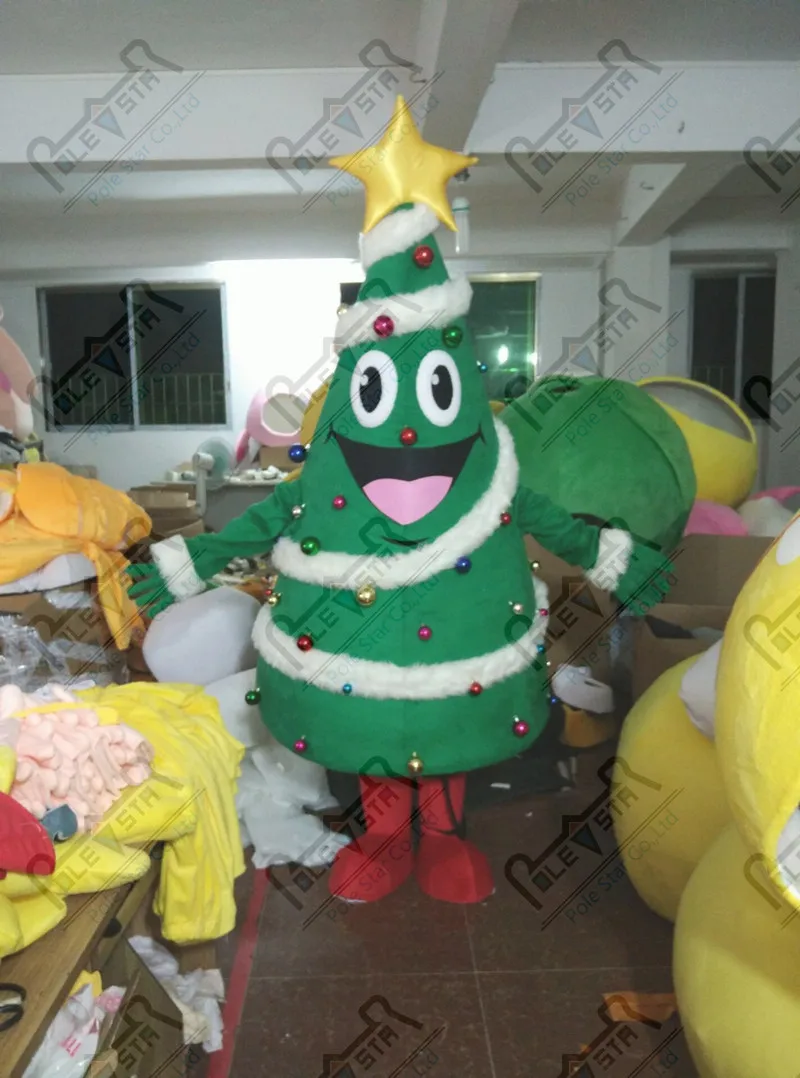 decoration Christmas tree mascot costumes cartoon tree costumes in