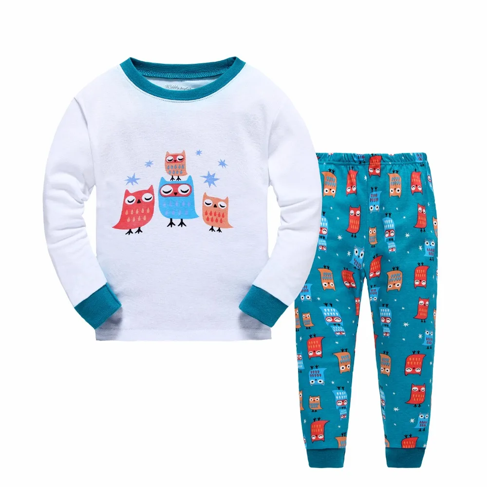 Коллекция года, комплекты одежды для мальчиков, Пижамный костюм для малышей, одежда для сна, пижамы, хлопковые рубашки с длинными рукавами+ штаны, комплект из 2 предметов, смешанный, degin fish