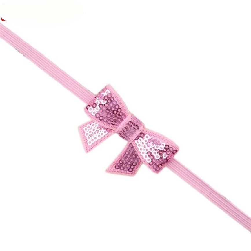 

Newly Design Little Girls Bling Headbands Kiddo Bowknot Hairbands Aug7 Drop Shipping