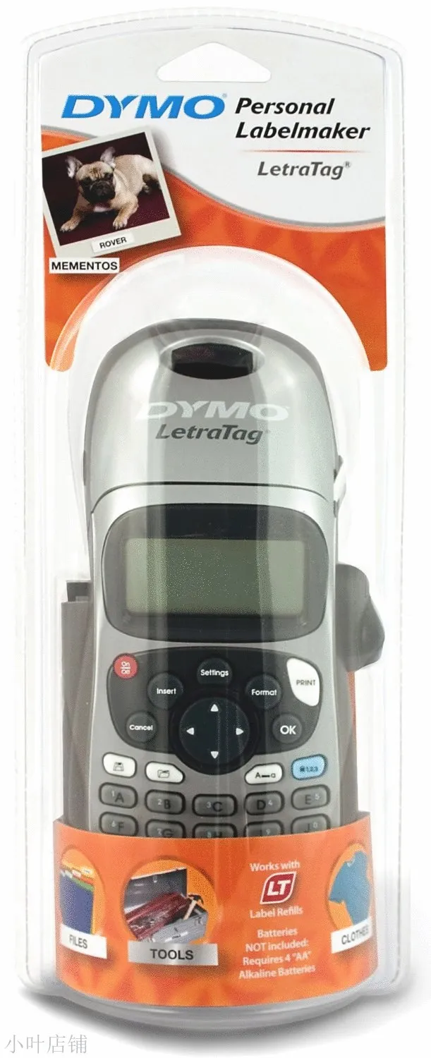LT-100H English hand-held portable label printer LetraTag Plus LT-100H 21455 Handheld Lab stickers label printer For DYMO LT-100