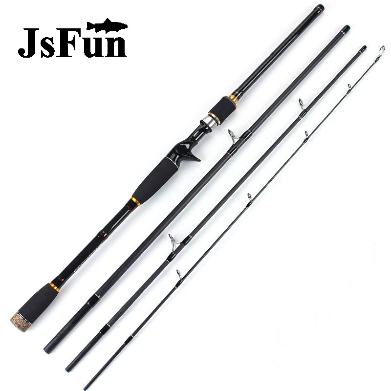 

JSFUN 1.M/2.1M/2.4M/2.7M/3.0M Portable Hard Carbon Black Fishing Rod With Breathable Portable And Flannelette Fishing Bag FG163